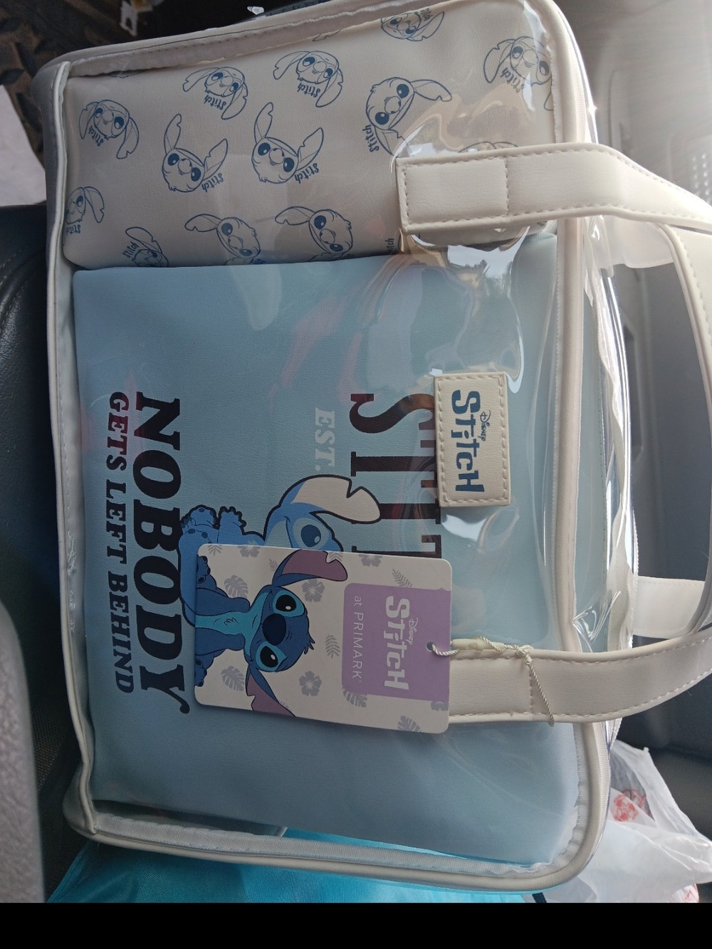 Disney Stitch Primark Cosmetic Wash Bag Set